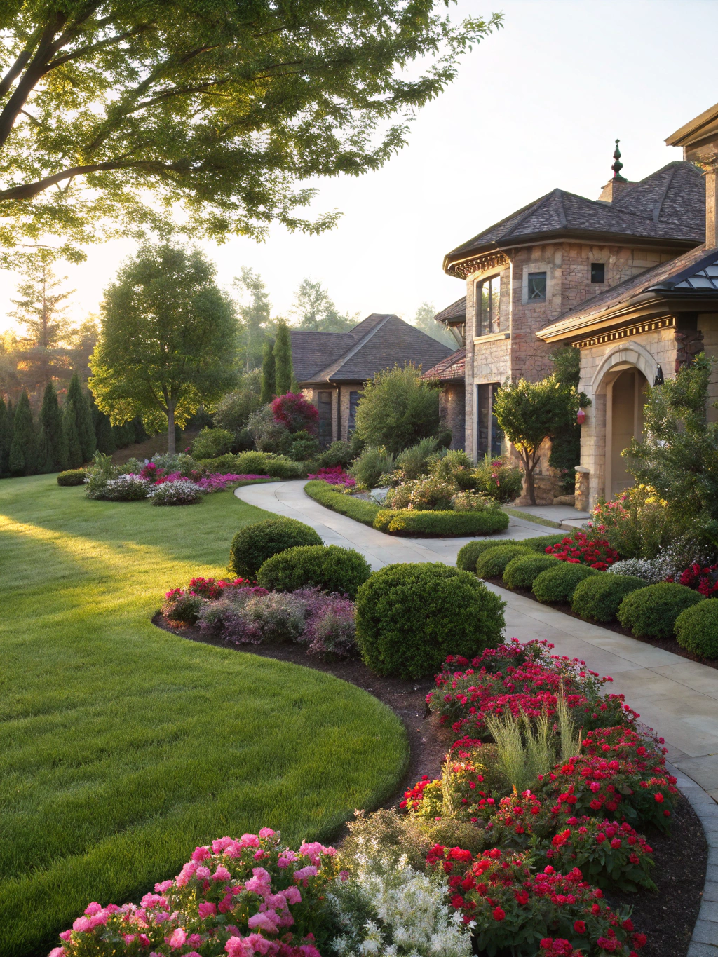 Professional landscaping project