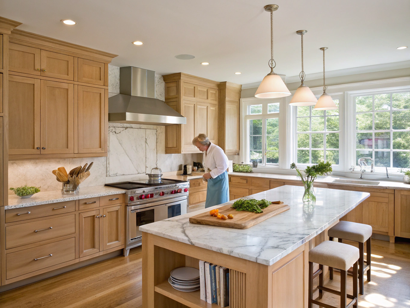 Open concept kitchen renovation