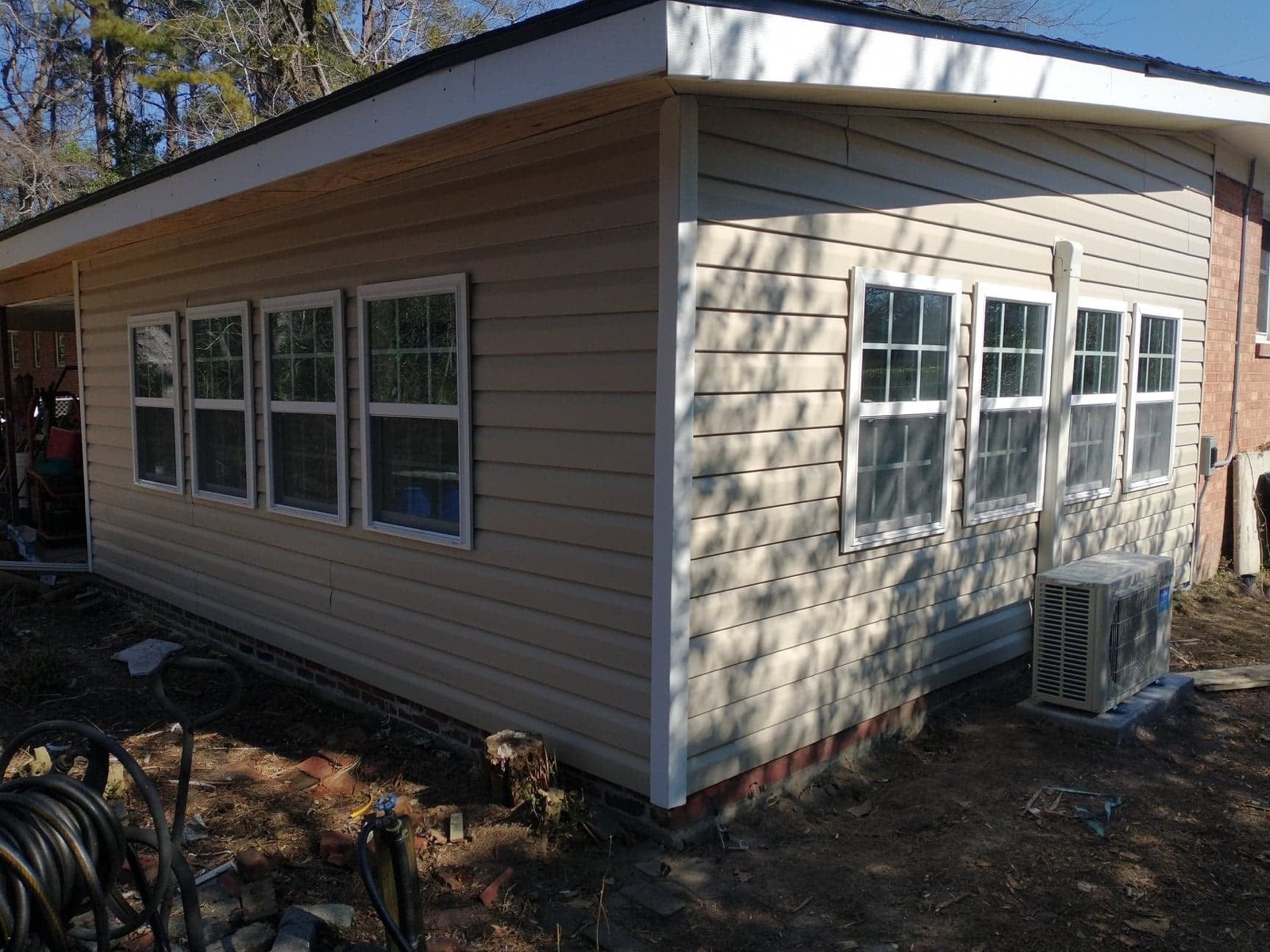Sunroom Reconstruction and Conversion project photograph